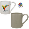 12 oz. Ithaca Comfort Handle Mug - 4 Color Process (Pearl Gray)
